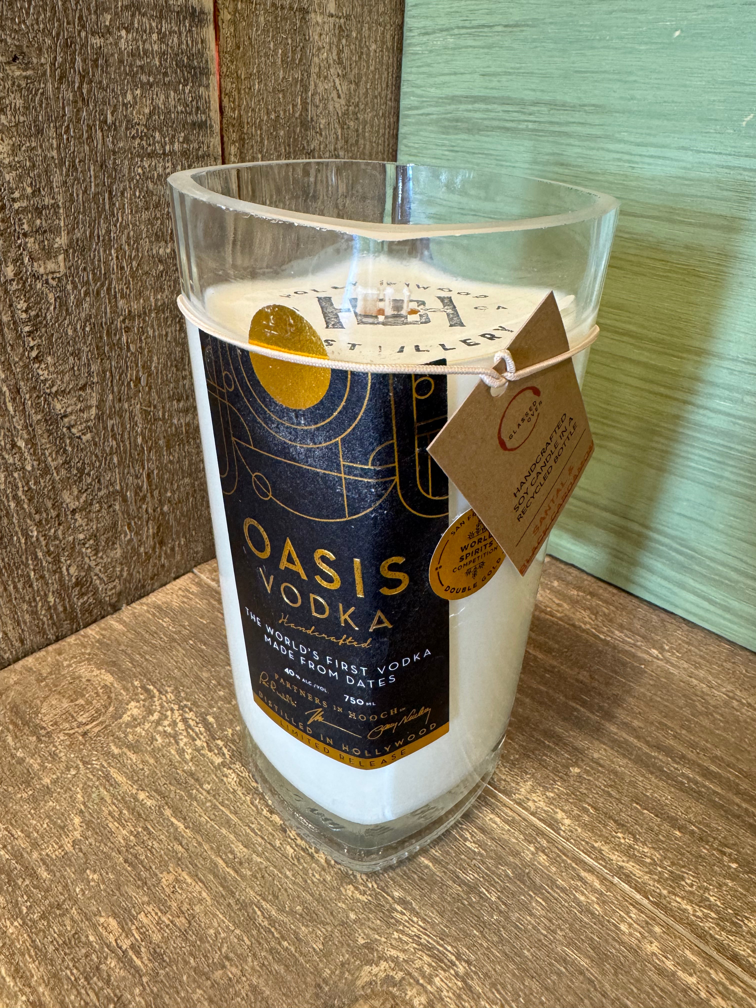 Vodka Candle (Large Bottle) Santal & Black Cardamom