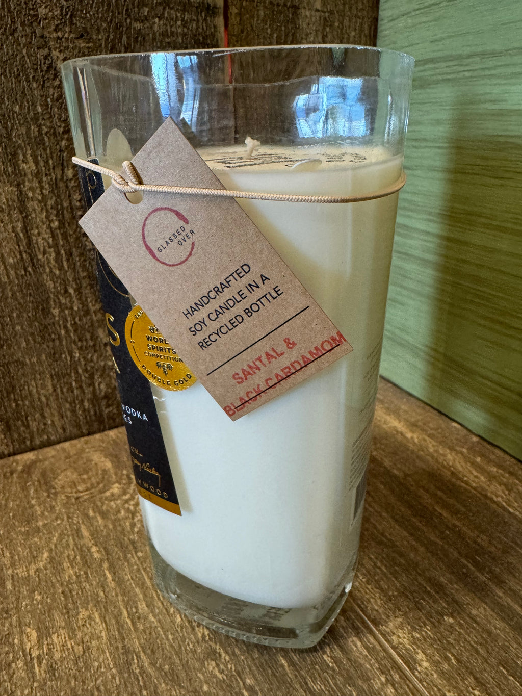 Vodka Candle (Large Bottle) Santal & Black Cardamom